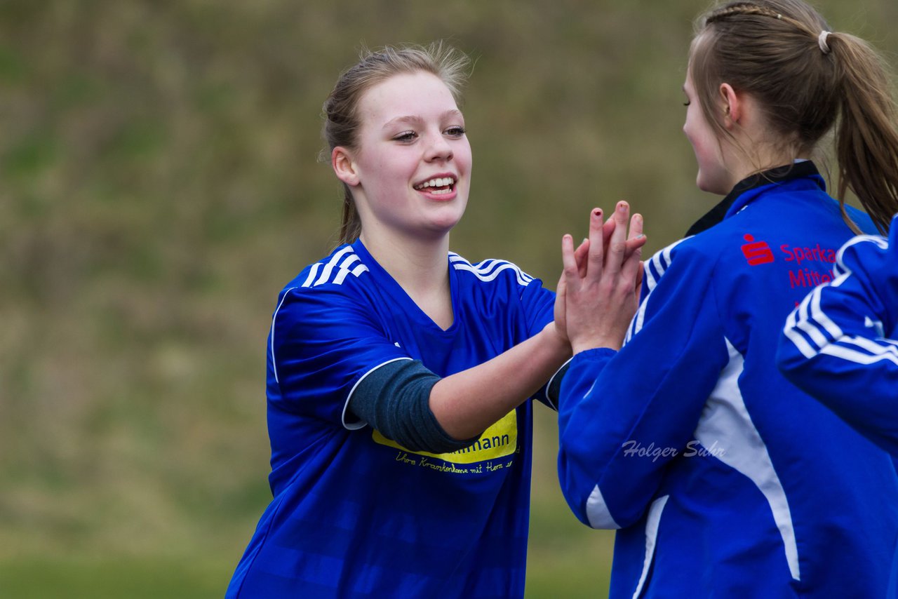 Bild 416 - B-Juniorinnen Tus Tensfeld - TSV Gnutz o.W. : Ergebnis: 1:3